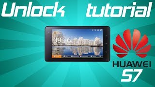 Huawei S7 Unlock tutorial by DCUnlocker [upl. by Yasibit220]