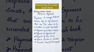 Petty Cash Book  Accounting for cash  Cash Book  Class 11 [upl. by Margi971]