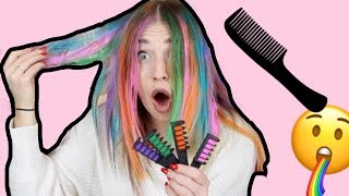 Ein KAMM der die Haare bunt färbt  😲  BibisBeautyPalace [upl. by Enedan833]