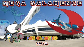 MEGA SALAMENCE RAID SOLO PGR OLYMPICS ROUND 3 228 152s REMAINING pokemon pokemongo solo [upl. by Yelak910]