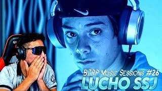 REACCIONANDO A LUCHO SSJ  BZRP Music Sessions 26 [upl. by Husein]