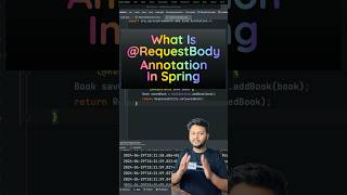 RequestBody Annotation In Spring Boot javaprogramming [upl. by Akeemahs]