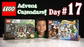 LEGO CITY Advent Calendar amp LEGO STAR WARS Advent Calendar DAY 17  2013 Set 60024 amp 75023 [upl. by Ellac]