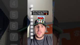 BLIND RANKING VIDEO GAMES MOBILE VIDEO GAMES ‼️🔥 Perfect List 🤔🤔 [upl. by Sadye]