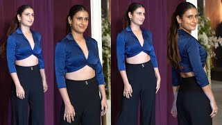 Fatima Sana Shaikh SLAYS at Manish Malhotras NEW Collection Launch  video vrialvedio trending [upl. by Naid]