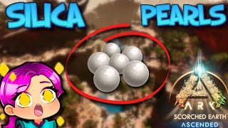 WHERE TO FIND SILICA PEARLS  SCORCHED EARTH  Ark Survival Ascended [upl. by Dnalsor472]