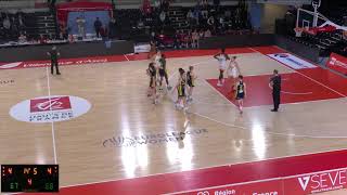 NF1 ESPOIRS ESBVALM vs COTE D’OPALE BASKET CALAIS NF1 [upl. by Sauls]