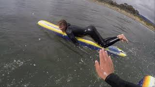 Surfing Santa Barbara PRO WAVESTORM SESSION [upl. by Podvin573]