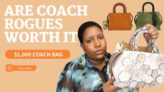 ARE COACH ROGUE BAGS WORTH THE MONEY [upl. by Gnof724]