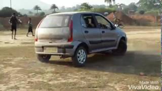 Car Stunt by tata indica v2 [upl. by Itch]