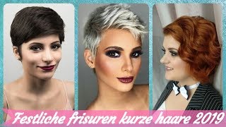 Die besten 👅 20 Ideen zu festliche frisuren kurze haare 2019 [upl. by Htims]