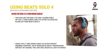 Beats Solo 4 Headphones Comprehensive User Guide [upl. by Adaha]