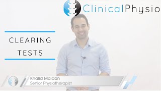 Clearing Tests for All Joints  Clinical Physio [upl. by Custer]