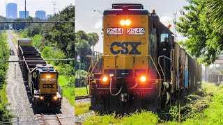 Rare CSX L791 Switching at St Pete Yard [upl. by Noemys41]