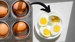 How to Make Hard Boiled Eggs in the Oven [upl. by Suirradal]