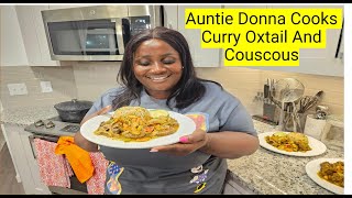 Auntie Donna Cooks Curry Oxtail And Couscous [upl. by Heuser569]