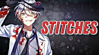 Nightcore  Stitches Lyrics [upl. by Zetrok]