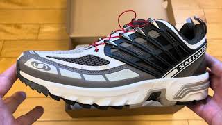 UNBOXING Salomon ACS PRO Peat Beluga Vintage Khaki  Best Looking Trail Runner lowheat [upl. by Groome]