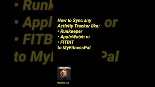 HOW TO SYNC RUNKEEPER APPLE WATCH or FITBIT to MtFitnessPal [upl. by Clare581]