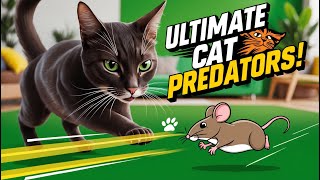 Ultimate Cat Predators Chasing and Catching Mice [upl. by Ettelliw]