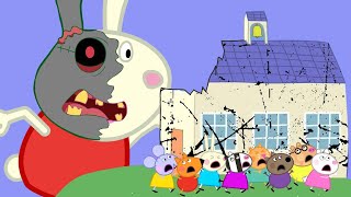 Rabbit Zombie Cartoon  Sad Story Rabbit family  Zombie at School  Daily life of Rabbit Animation [upl. by Enavi577]