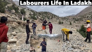 Labour Life In India  Ladakh Places To Visit  Ladakh Hidden Places  Ladakh Last Point  Border [upl. by Fromma]