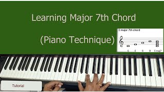 Musician MUST know quotMajor 7th Chordsquotin Piano  Scale and Chord Progression  Piano Tutorial [upl. by Ong639]