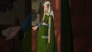 The famous Arnolfini Portrait by Jan van Eyck history art painting [upl. by Hoffarth]