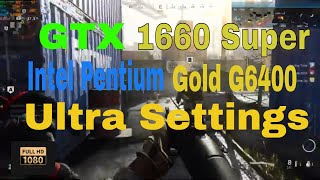 Intel Pentium G6400  GTX 1660 Super  Ultra Settings 10 Games Tested  Benchmark [upl. by Belda]