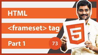 HTML frameset Tag and Frame Tag Part 1  HTML Tutorial 73 🔥😉👍 [upl. by Shriner]