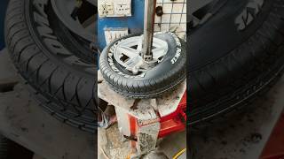 New Tyre And Alloy rims Fitting shorts tyre [upl. by Hochman970]