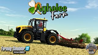 RUNNING TILLAGE IN IRELAND  Aghalee Farm  Episode 16  Farming Simulator 22 [upl. by Kandy]