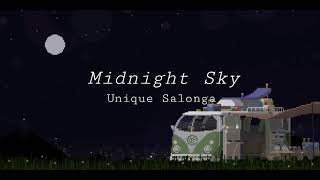 Midnight Sky  Unique Salonga LYRIC VIDEO [upl. by Pansy]