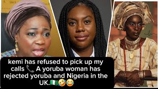 kemi a yoruba woman has rejected yoruba and Nigeria 🇳🇬 she loves British than yoruba or Nigeria🤣 [upl. by Lahpos]