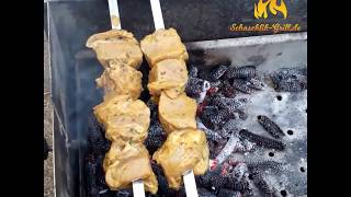 Schaschik mit Kokos Marinade Rezept vom Schaschlikgrill 2019 [upl. by Malcolm]