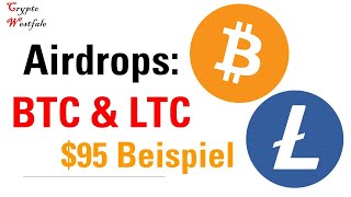 ₿ 95 Dollar in Bitcoin geschenkt Litecoin gibts dazu [upl. by Darahs]