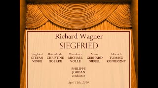 Wagner SIEGFRIED 13042019 [upl. by Rundgren]