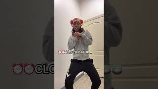 improvisational shamar dance 😭⏰🤏 clockdat shamar shamarmcco bape dance viraldance [upl. by Aihselef]