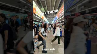 Many passengers at Siam BTS Station Bangkok thailand shorts [upl. by Zsazsa]