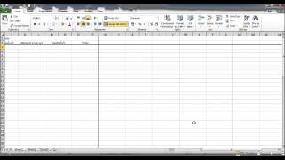 Create a Bookkeeping Spreadsheet using Microsoft Excel  Part 1 [upl. by Nylorahs]