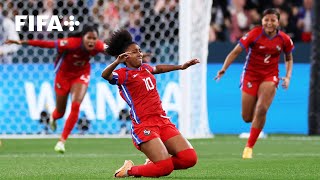 Marta Cox Scores Panamas First FIFA Womens World Cup Goal [upl. by Martelle214]