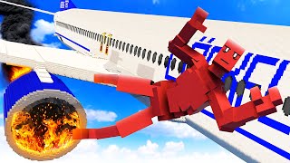 Dynamic Ragdoll vs Plane CRASH  Teardown Mods Gameplay [upl. by Bearce]