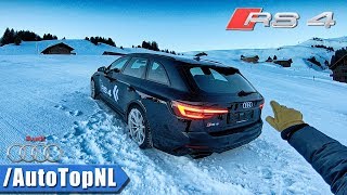 2018 Audi RS4 Avant REVIEW POV Test Drive by AutoTopNL [upl. by Aivital482]