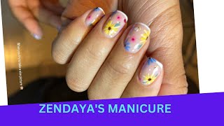 Zendaya’s newest manicure  zendaya  tom Holland [upl. by Anrat4]