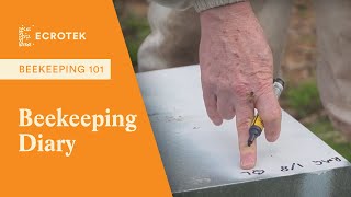 Beekeeping 101 How to keep a beekeeping diary  Dr Mark Goodwin [upl. by Orvas]