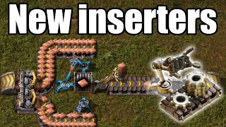 Bulk inserters are AWESOME  Factorio Expansion news [upl. by Hassin]