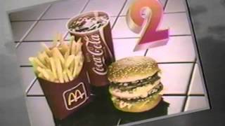 McDonalds Commercial 1986 [upl. by Imelida]