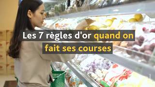 7 règles dor pour bien faire ses courses [upl. by Ziegler]