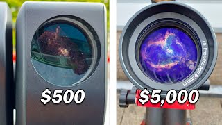 500 vs 5000 Telescope  Seestar S50 vs 80mm APO  Astrophotography [upl. by Daven]