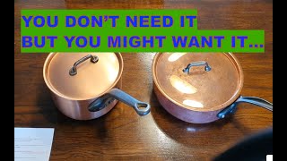 Copper Cookware  Should You Buy Them Followup Video on Falk  Mauviel [upl. by Linson232]